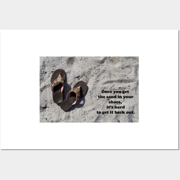 Sand in Your Shoes Wall Art by seacucumber